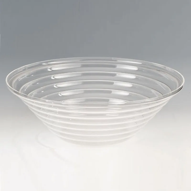 Zicco ZCP-423 Akrilik Yivli Kase, 34 cm, Şeffaf