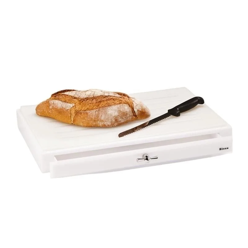 Zicco ZCP-119 Akrilik Ekmek Kesme Tahtası, 32x52x7 cm, Beyaz