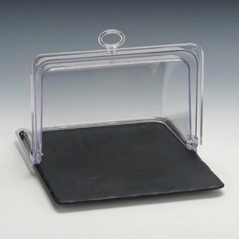Zicco ZCP-767 Polikarbon Rolltop Kapaklı Melamin Altlı Muhafaza Kabı, GN 1/2, 32x26 cm