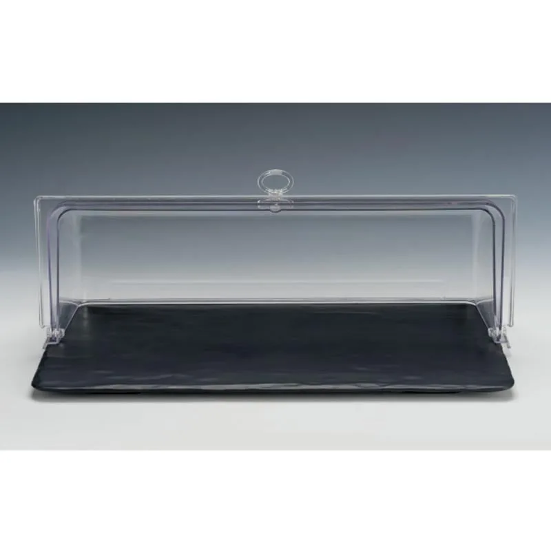 Zicco ZCP-769 Polikarbon Rolltop Kapaklı Melamin Altlı Muhafaza Kabı, GN 1/1, 32x52 cm