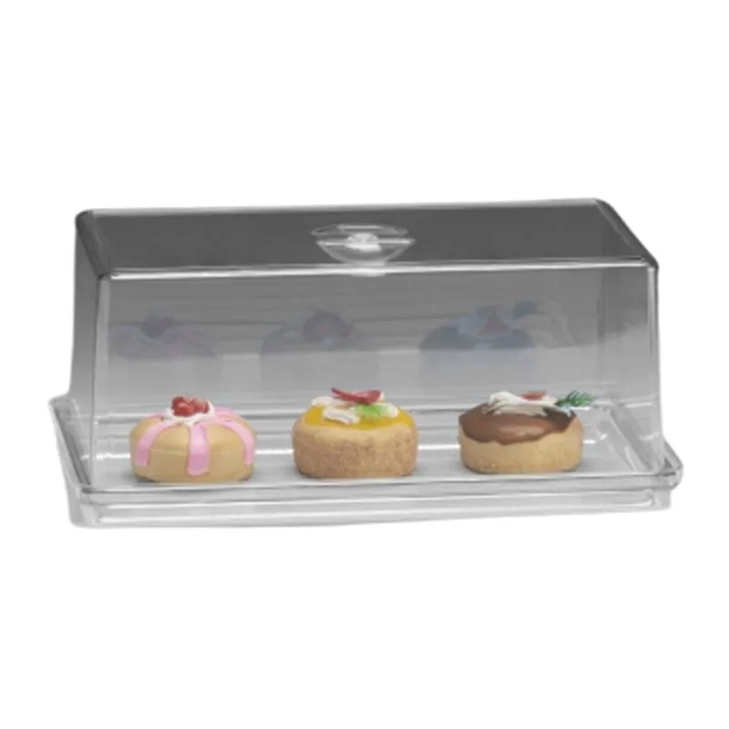 Zicco ZCP-851 Polikarbon Kapaklı Akrilik Kek Fanusu 19x36x15 cm