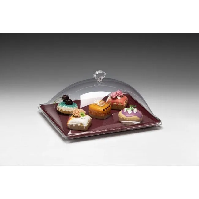 Zicco ZCP-864 Akrilik Kapaklı Melamin Altlı Muhafaza Kabı, 27x33 cm, Kırmızı